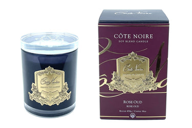 Soy Blend Candle - 450g - Gold - Rose Oud - CGG45057 (Carton of 4)